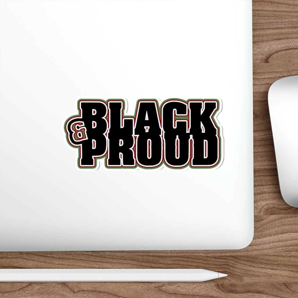 Black & Proud Die-Cut Sticker