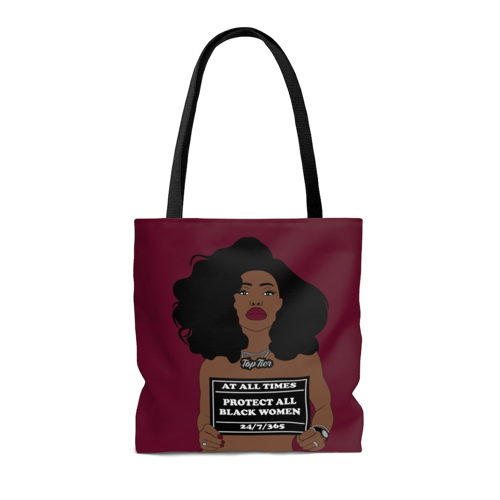 Protect All Black Women Tote Bag