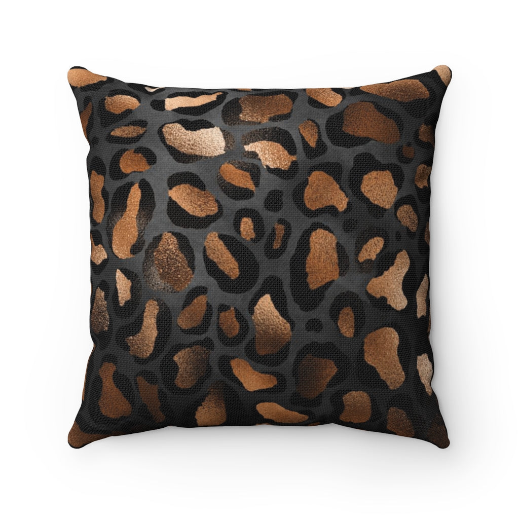 Luxury Leopard Square Pillow