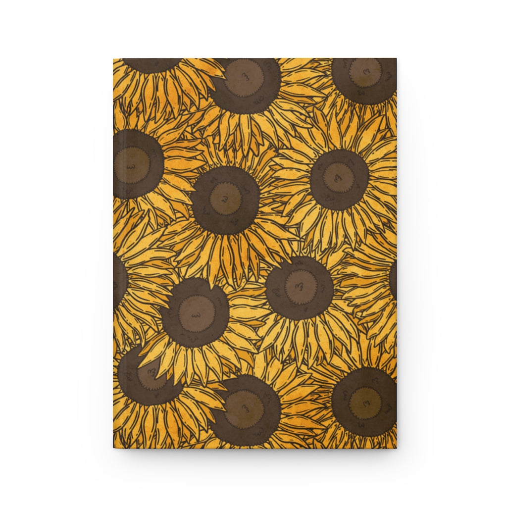 Sunflower Hardcover Journal