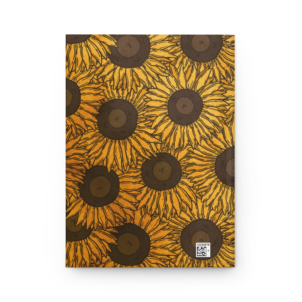 Sunflower Hardcover Journal