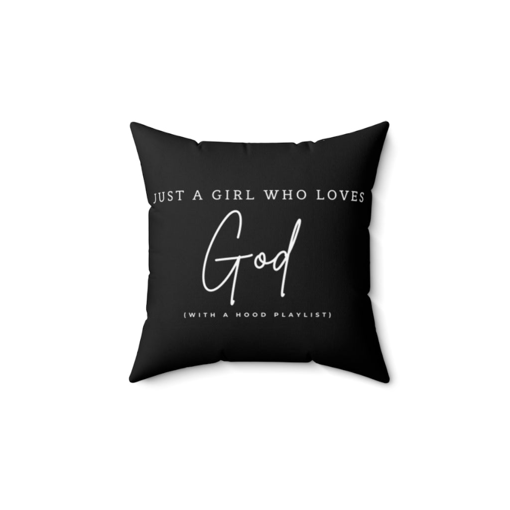 Love God Square Pillow